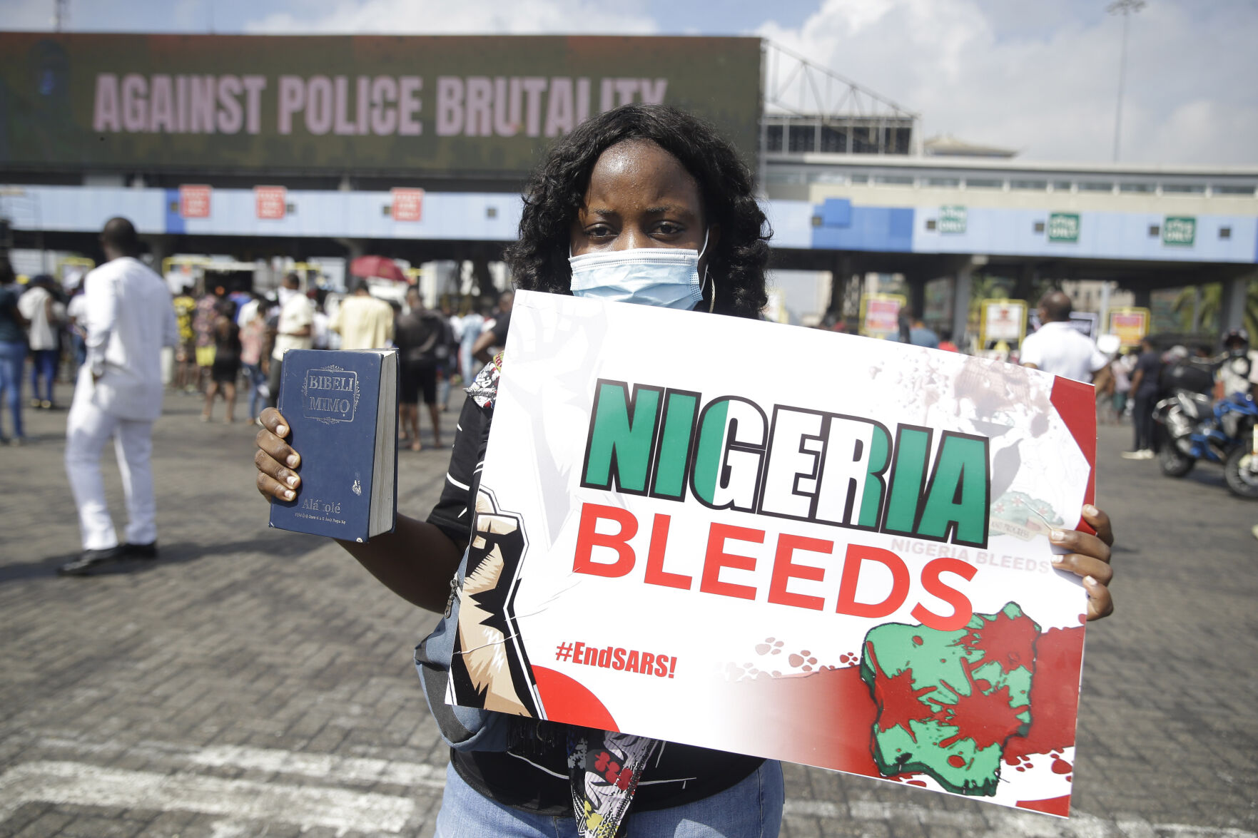 Nigeria Police Protest